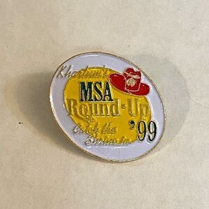 Shriners Khartum's MSA Round Up Catch The Shrine in 1999 Lapel Pin